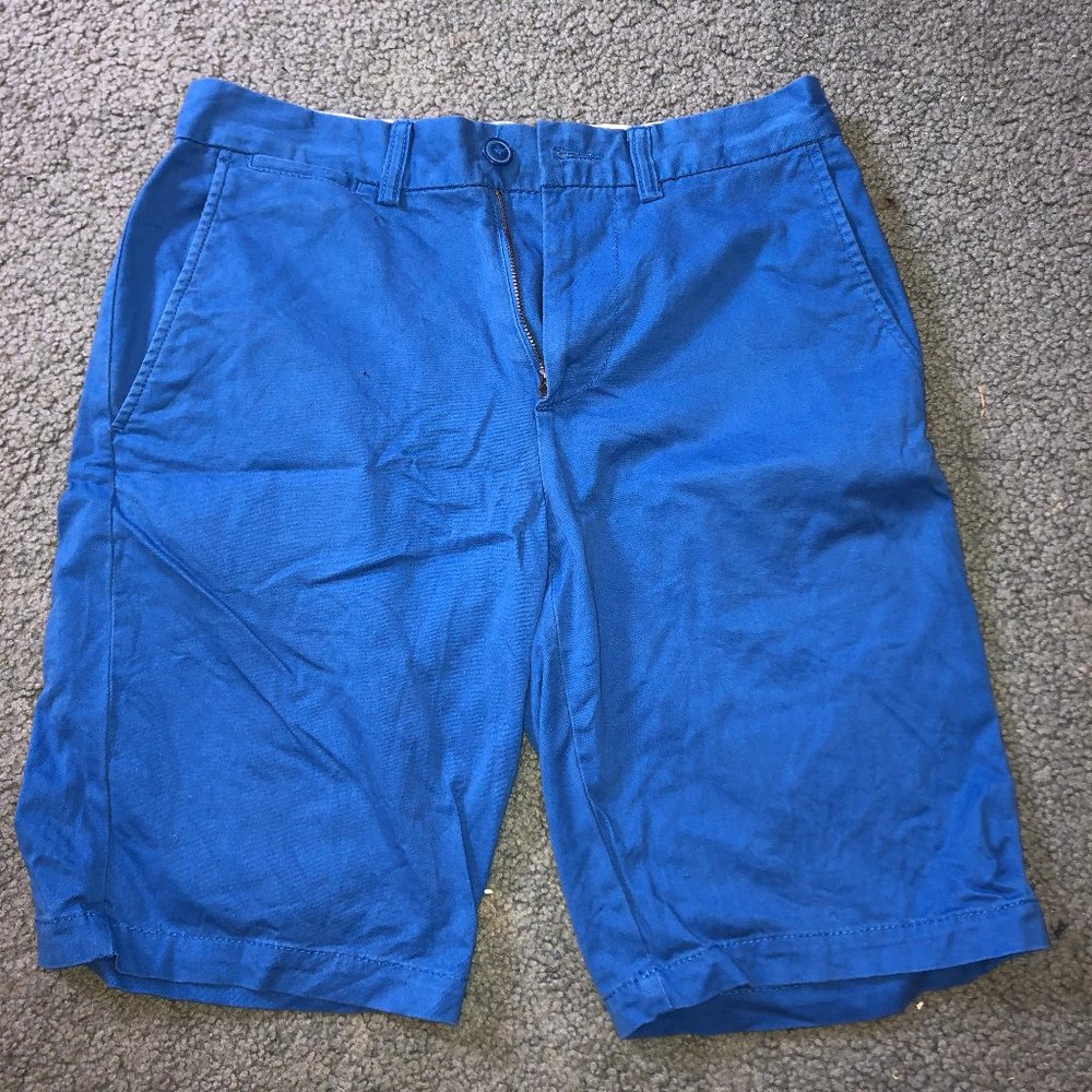 Old Navy Men's Ultimate Slim 29 Blue Khaki Shorts